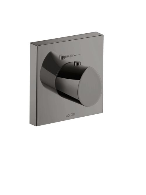 AXOR-HG-AXOR-Starck-Organic-Thermostat-HighFlow-120-120-Unterputz-Polished-Black-Chrome-12712330 gallery number 1